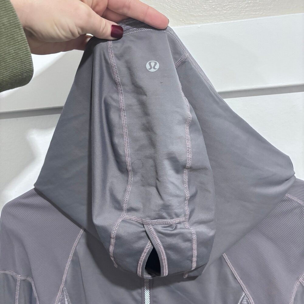 Lululemon Run For Your Life Pullover Hoodie Heathered Magnum - Picture 7 of 8